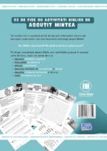 52 de fise cu activitati biblice, anagrame si rebusuri pentru copii