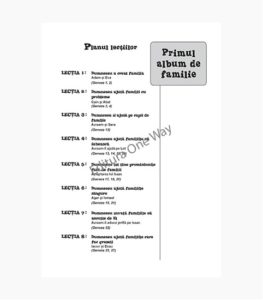Primul album de familie, povestiri biblice pentru scoala duminicala