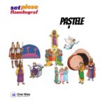 Set piese Pastele pentru flanelograf