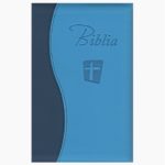 Biblia NTR - albastru - inchis / deschis