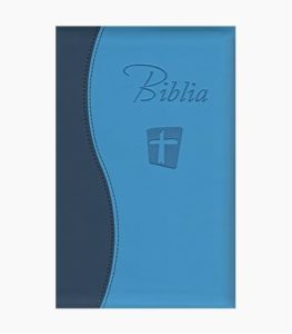 Biblia NTR - albastru - inchis / deschis