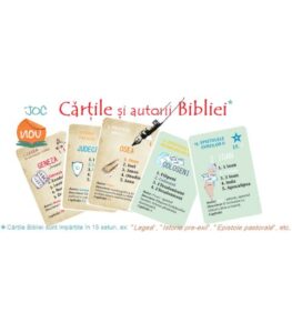 Joc Cartile si autorii Bibliei