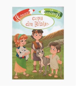 Copii din Biblie. E distractiv sa colorez