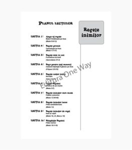 povestiri biblice pentru scoala duminicala, lectii biblice captivante, regele inimilor, Lucrarea Domnului Isus