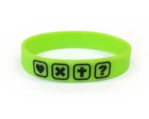 bratara, verde neon, 190 mm