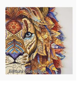Puzzle lemn A4 Leul