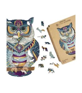 Puzzle lemn Bufnita, puzzle bufnita