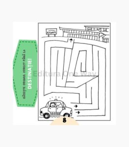 Carticica mea de calatorie, jocuri distractive de drum, activitati de familie, jocuri educative si captivante