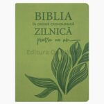 Biblia zilnica cronologica verde