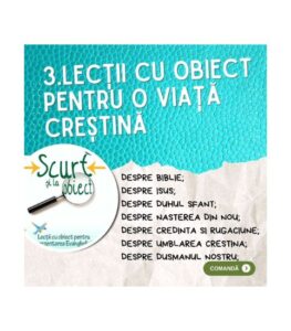 150 de lectii cu obiect, one way, scoala duminicala, lucrarea cu copiii, resurse scoala duminicala, lectii biblice, jocuri crestine