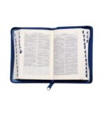 Biblia SBIR cu fermoar albastru