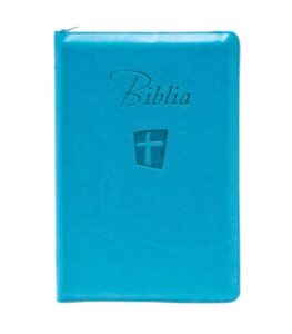 Biblia SBIR NTR cu fermoar turcoaz