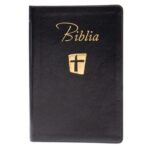 Biblia NTR neagra fara fermoar pagini aurii