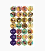 Calendar de advent cu stickere si carte cu Povestea Craciunului