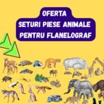 Oferta seturi piese animale pentru flanelograf