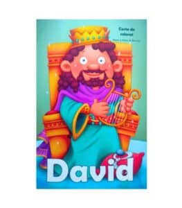 Carte de colorat cu personaje biblice - David