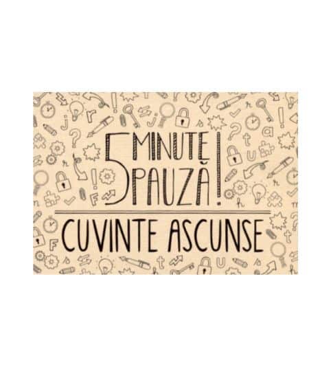 5 minute de pauză - Cuvinte ascunse