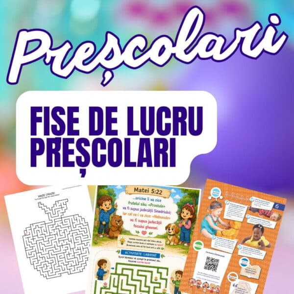 FISE DE LUCRU PRESCOLARI