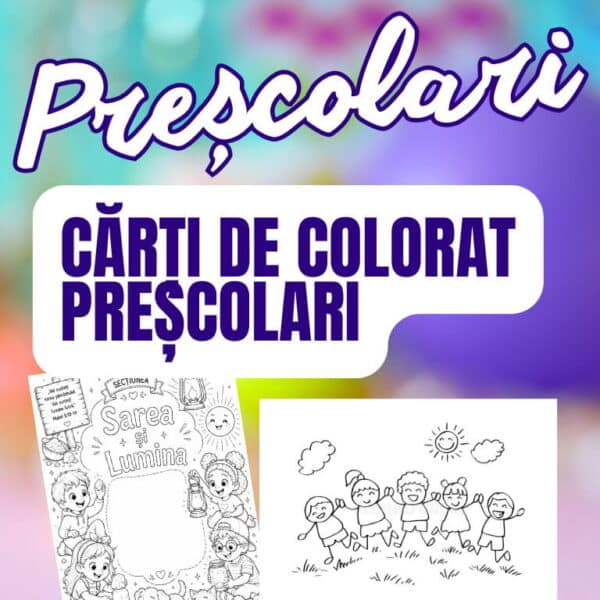 CARTI DE COLORAT PRESCOLARI
