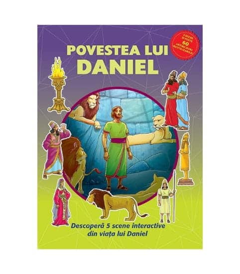Povestea lui Daniel - carte cu abtibilduri reutilizabile
