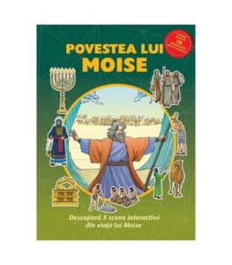 Povestea lui Moise - carte cu abtibilduri reutilizabile